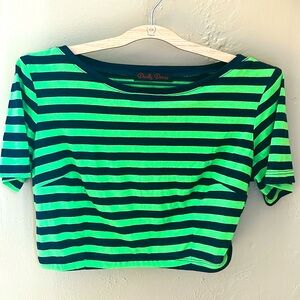 NWOT Deadly Dames / Pinup Couture cropped retro top
